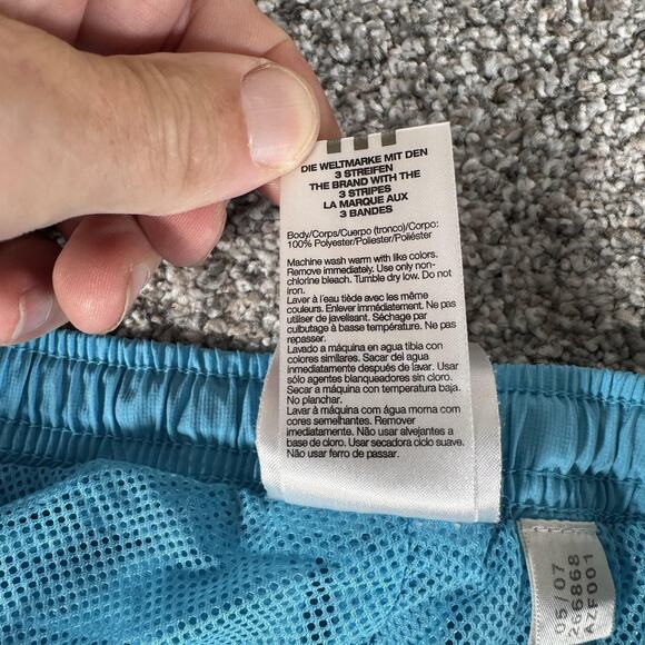 Y2K Adidas Track Pants XL Mesh Lined Drawstring Retro Sporty Spice Pop Princess - Picture 12 of 14